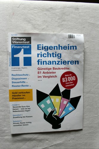Finanztest 2024 gold rente - 04/2024,