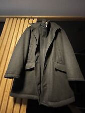 Pierre Cardin Herren Woll Mantel Schwarz XL Sympa Tex Kashmir Anteil Elegant