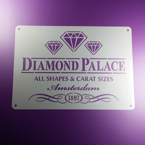 Schablone diamond palace - diamond,