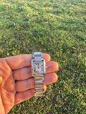 Cartier Tank Francaise SM ladies wrist Watch Ref. 2384 With Original paper