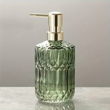 Seifenspender glas grün 400ml - grün,