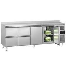 GGM Gastro Kühltisch ECO - 2230x700mm - mit 2 Türen & 4 Schubladen & mit