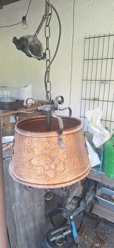 Alte hängelampe kupfer - alte, hängelampe,