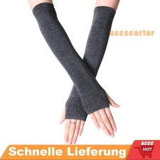 1 Paar Armstulpen Stulpen Fingerlos Handschuhe Wärmer Handstulpen Winter Lang