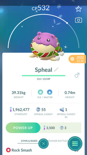 Shiny spheal costume holiday - spheal, &