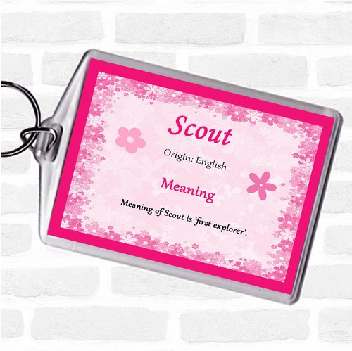 Scout name meaning bag tag - scout,
