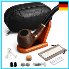 Ebenholz Tabakpfeife Set mit