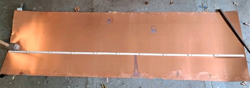 Kupferblech 6 x 600mm - m, 0,6