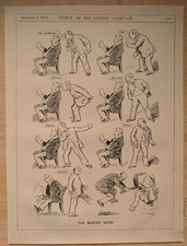 Vintage Punch Cartoon Print -