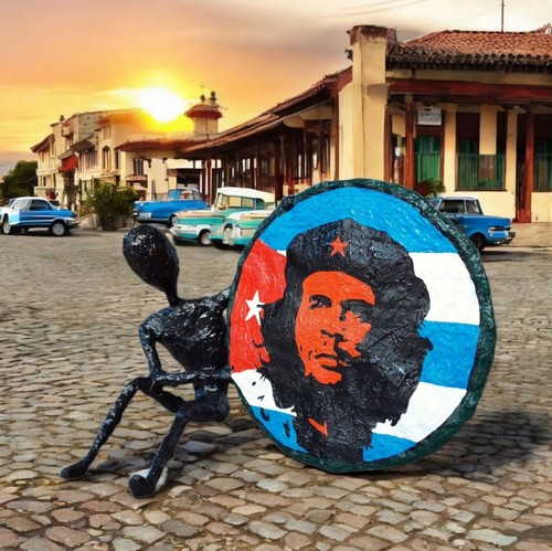 Skulptur che ernesto - skulptur,