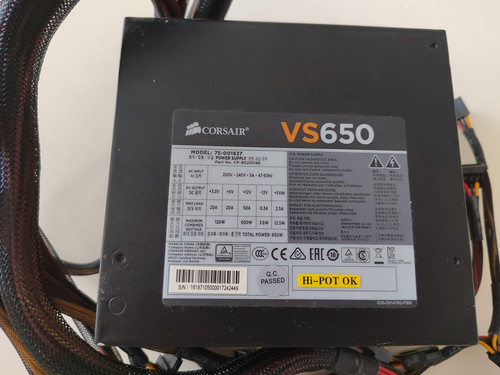 Corsair vs650 atx netzteil - vs650, pc-netzteil