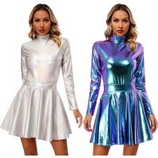 Damen langarm wetlook - de, body