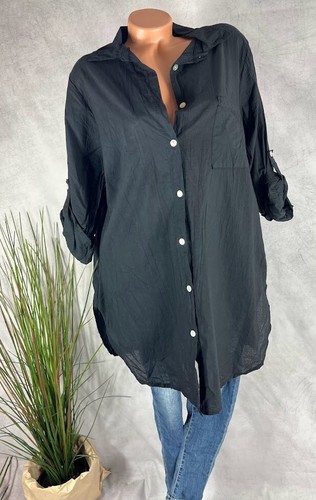 Luftig leichte long bluse hemd - leichte,