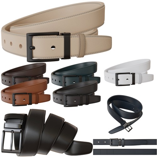 Herren leder gürtel kürzbar - leder,