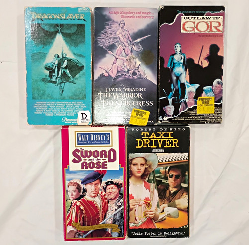 Lot rare vintage vhs - 5,