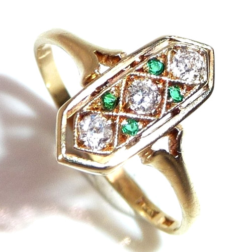 Ring antik art - antik, 585