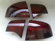 Schwarze Lasierung Lasur Lasieren Tönung für Audi A4 8E B7 Avant Rückleuchten