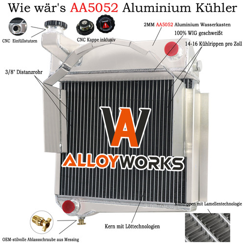 Reihiger kühler für austin - 4-reihiger,