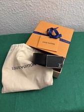 Louis Vuitton Ledergürtel Schwarz 85cm Unisex