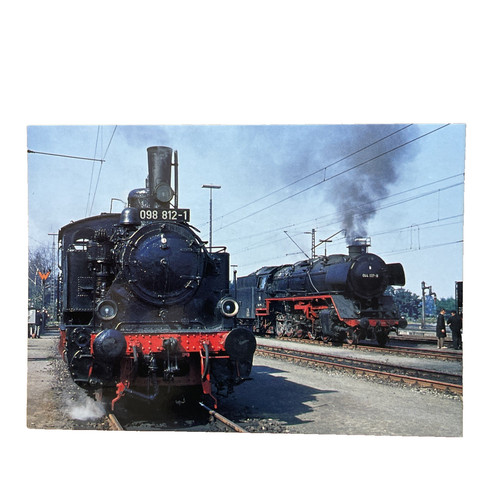 Postkarte zug eisenbahn - ak,