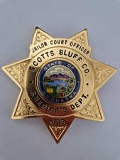 US Police Badge SCOTTS BLUFF