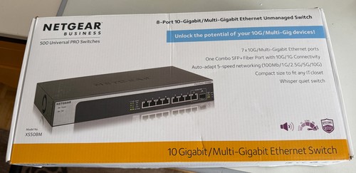 Netgear xs508m port - xs508m, 8-port