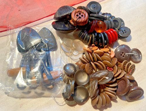 Knopfsammlung gebündelt groß - knopfsammlung,