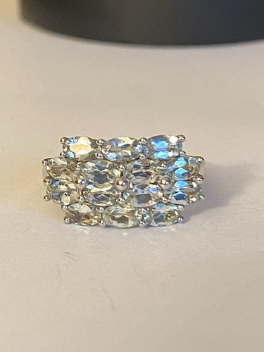 Ring sterlingsilber dreireihig - sterlingsilber,