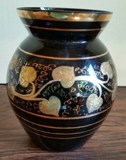 Blumenvase schwarz - •, •