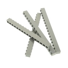 4x Lego Bau Stein 1x16x1 alt-hell grau Basic Star Wars Unitron 246502 2465