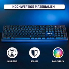 KLIM Bolt RGB Gaming Keyboard Multimedia Control Wired (DEU Layout - QWERTY)