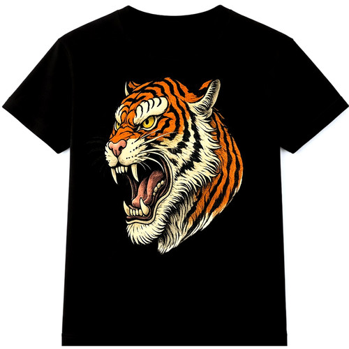 Tiger shirt roaring - roaring,