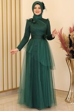 Tüllkleid Damen Abendkleid