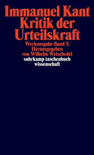 Kritik der urteilskraft - der,