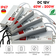 12V DC LED Trafo 60–200W