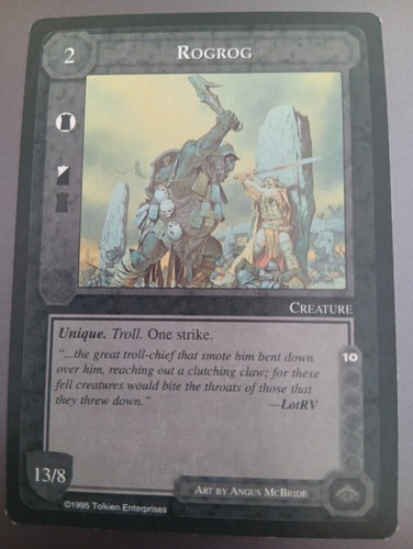 Rogrog meccg middle earth - meccg,