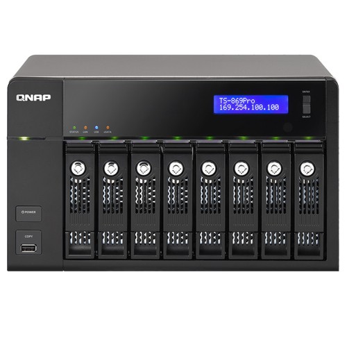 Qnap 869 pro 13ghz - ts-869, 2.13ghz