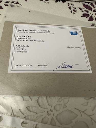 Deutsches reich kurzbefund bpp - kurzbefund,