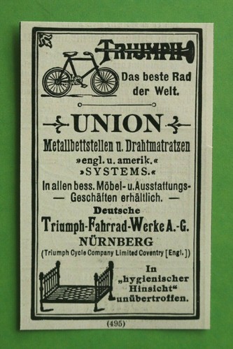 Wizb reklame triumph union - reklame,