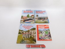 4x H0 Buch Märklin Eisenbahn Schmid Modellbahnanlagen Stein MIBA sg/TOP #DT952-4