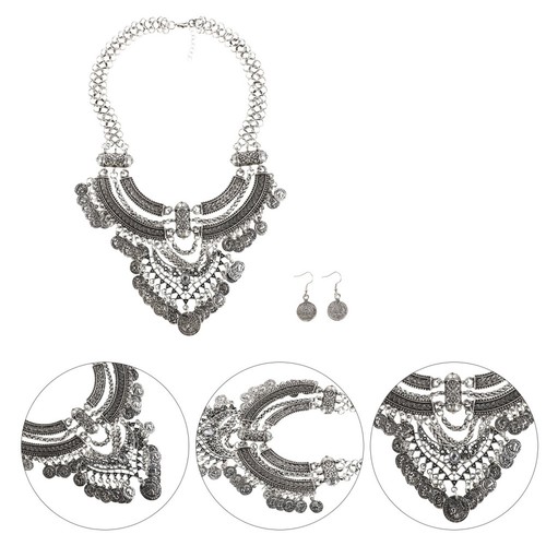 Set aus dicker - , münzkette