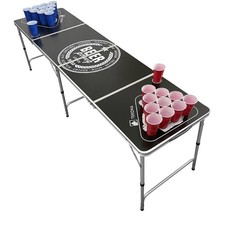 TEKONA Beer Pong Tisch Set 100 Becher 6 Bälle Modern TEKONA Beerpong Bier Pong