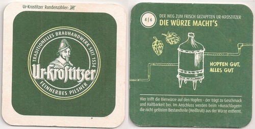 Krostitzer bierdeckel - ur-krostitzer,