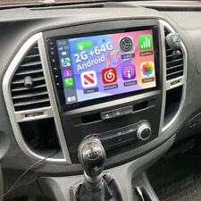10.1" Carplay Autoradio Für Mercedes Benz Vito W447 W639 Android 13 GPS 2G+64GB