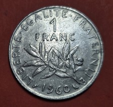 Franc 1960 frankreich münze - 1,