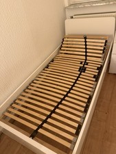 Ikea Bett komplett Weiß