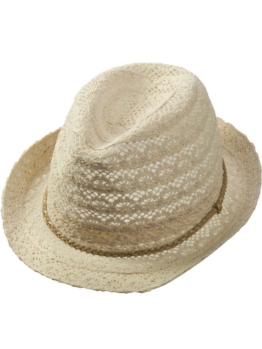 Trilbyhut beige aus - trilbyhut,