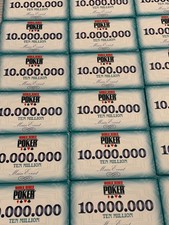 Keramik Poker Plaque 10.000.000 Pokerchip Turnier