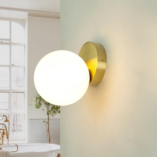 Kleine wandlampe rund kugel - kleine,