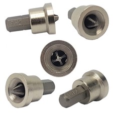 Bit Bithalter Tiefenanschlag 5 x PH2 Trockenbau Bits Rigips Gipskarton Fermacell